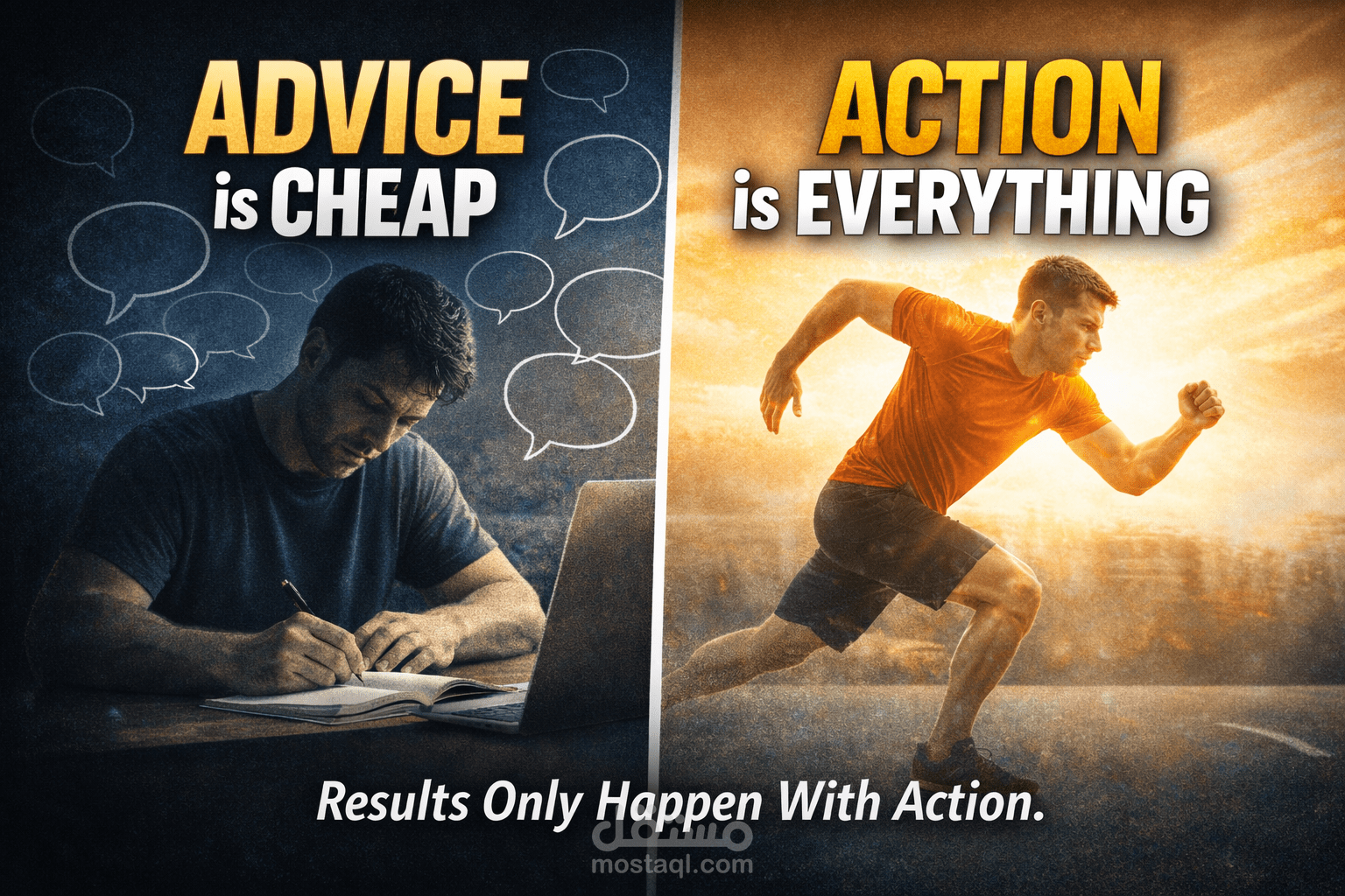 Advice is everywhere. Results are rare