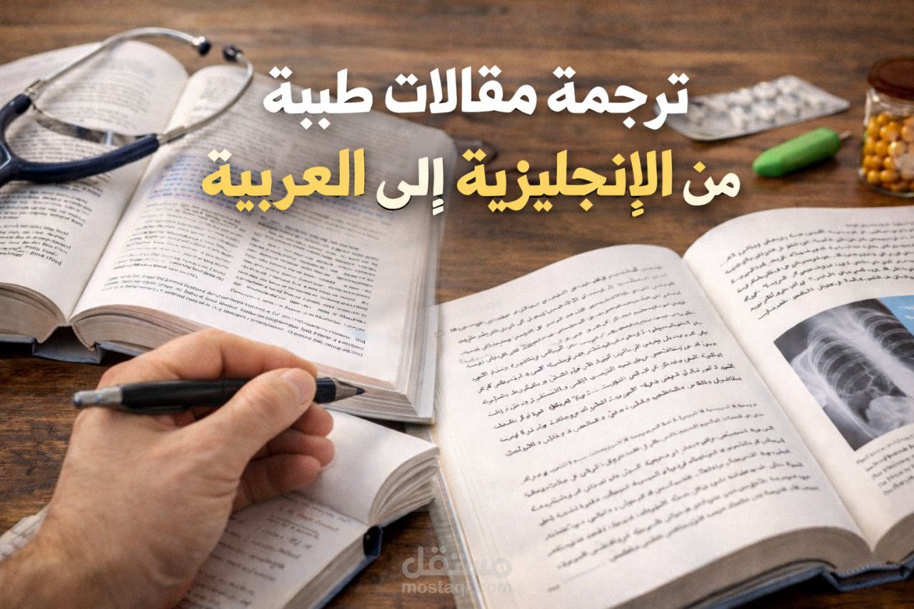 ترجمة تقرير طبي من اللغة الإنجليزية إلى اللغة العربية