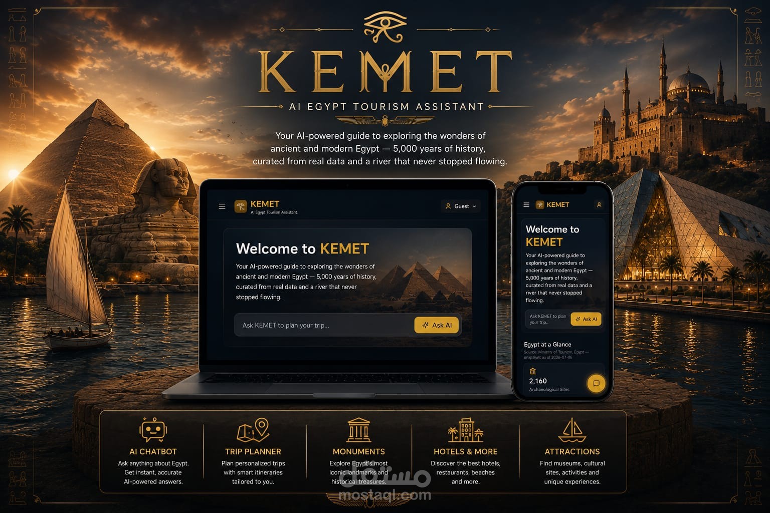 KEMET — منصة سياحية ذكية مدعومة بالذكاء الاصطناعي (Data Pipeline)