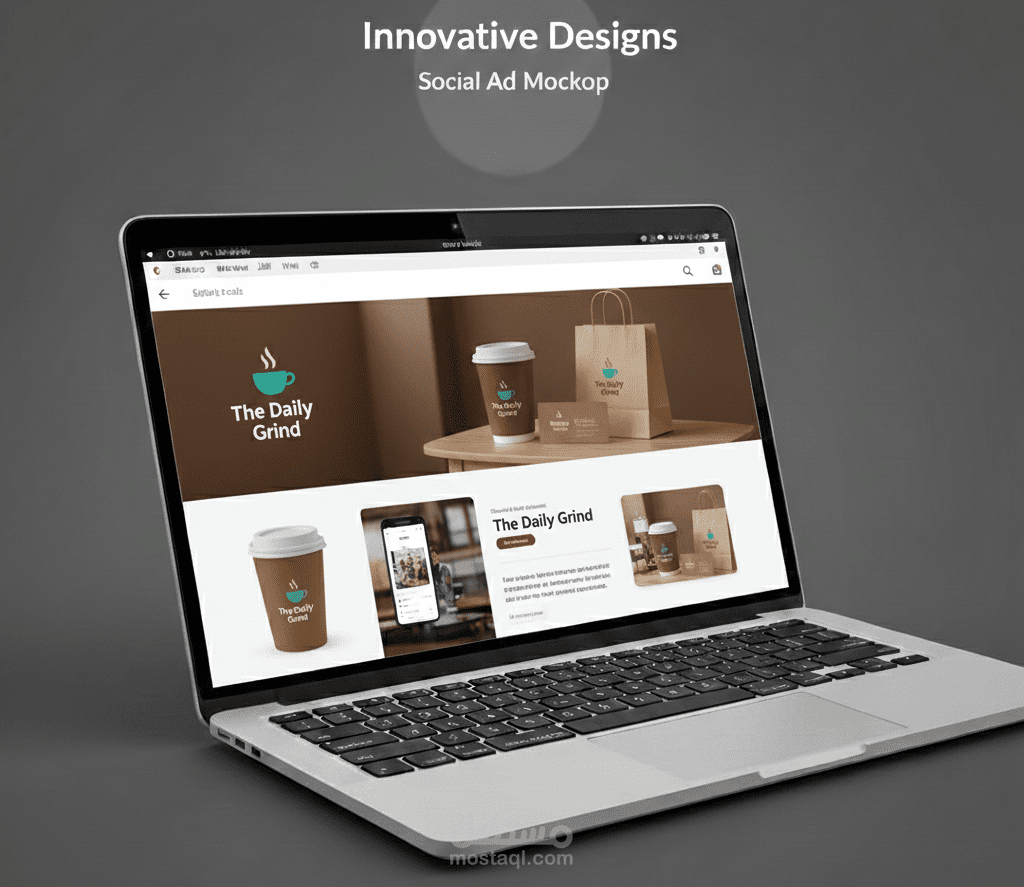 تصميم هوية بصرية متكاملة لمقهى (Brand Identity Design)