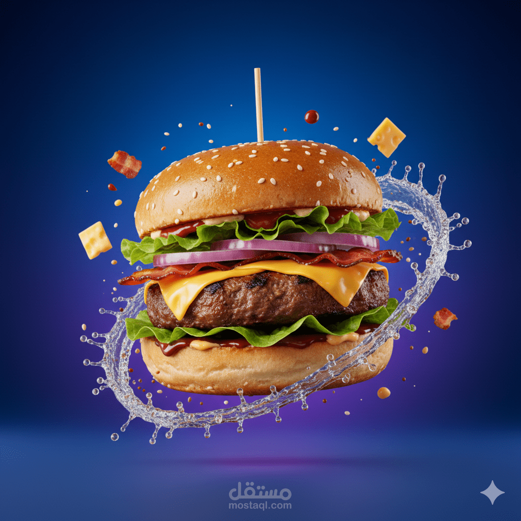 تصميم إعلاني إبداعي (Social Media Ads) للمطاعم والوجبات السريعة