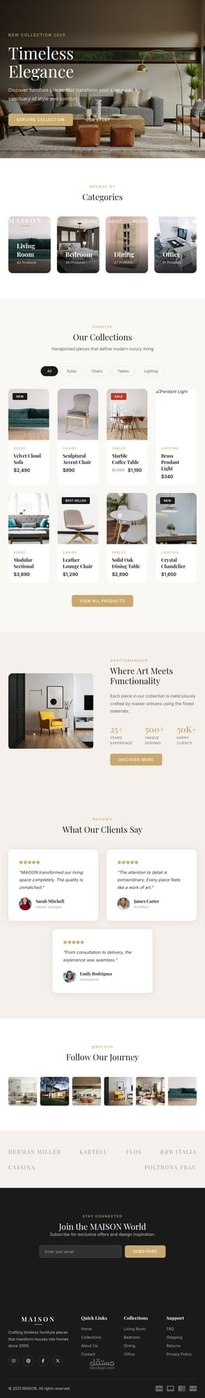 MAISON – Luxury Furniture E-Commerce