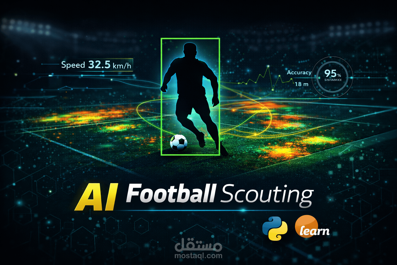 نظام ذكي لتحليل تكتيكي وتتبع للاعبي كرة القدم (AI Scouting & Tracking)