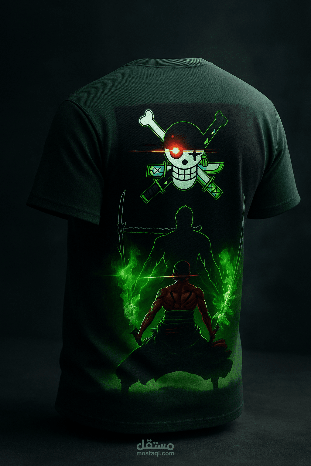 تصميم قميص بصورة أنمي