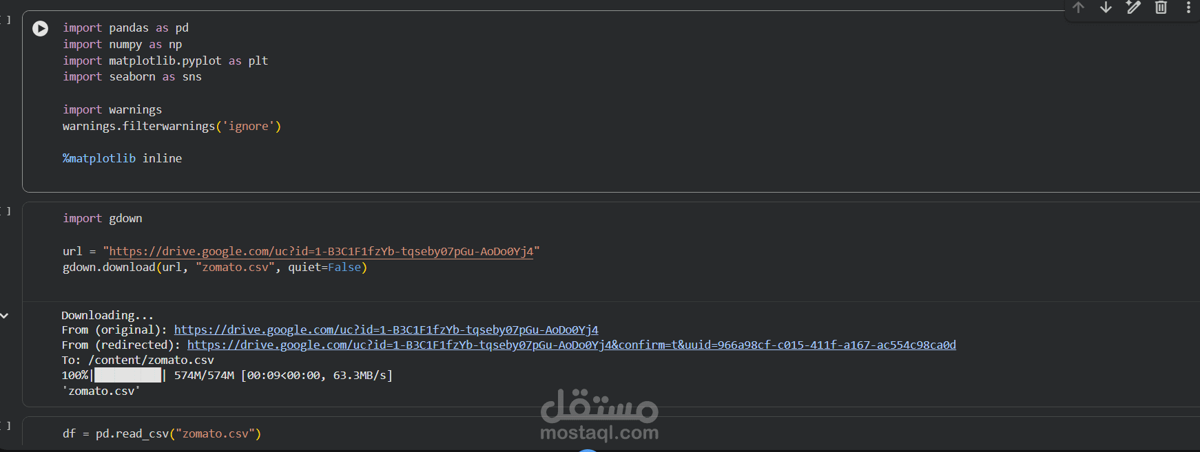 تحليل بيانات مطاعم Zomato