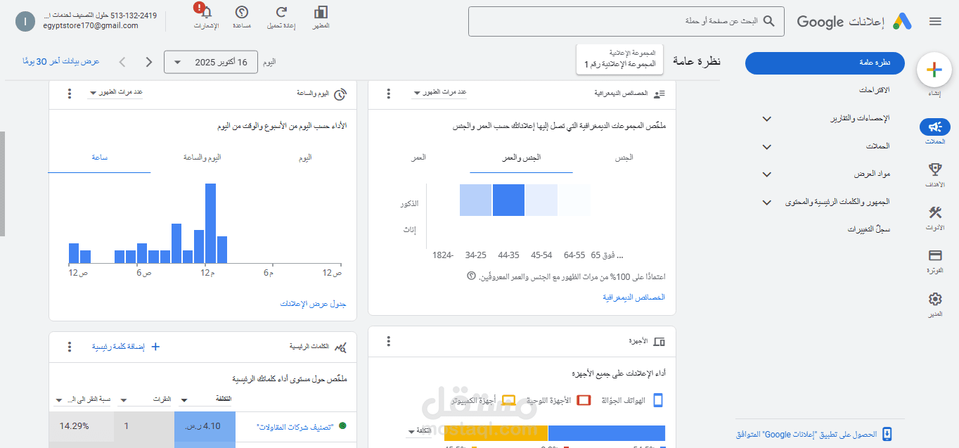 إدارة إعلانات Google باحترافية لتحقيق أعلى عائد إعلاني