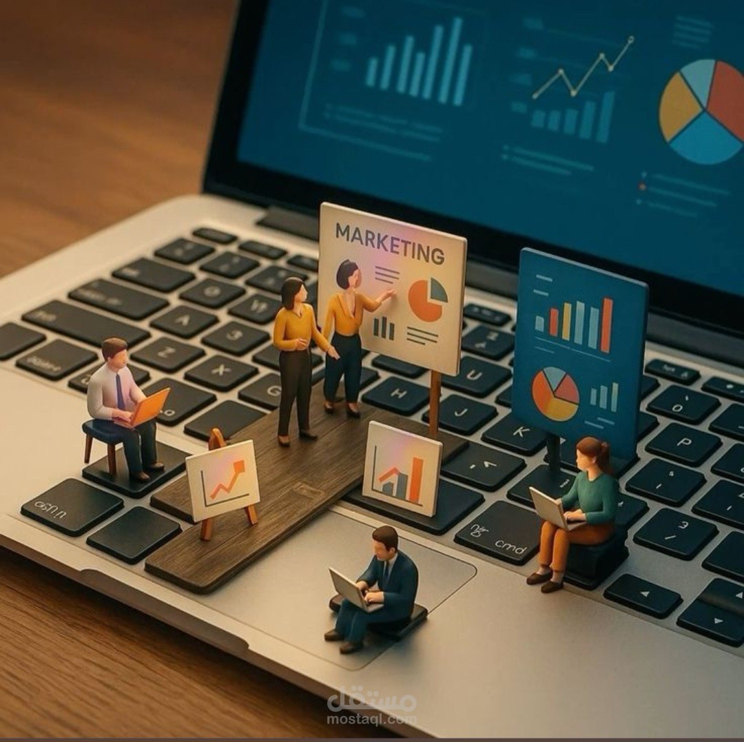 تمكين الشباب في مجال العمل الحر: استراتيجية خطة تسويق رقمي مبتكرة