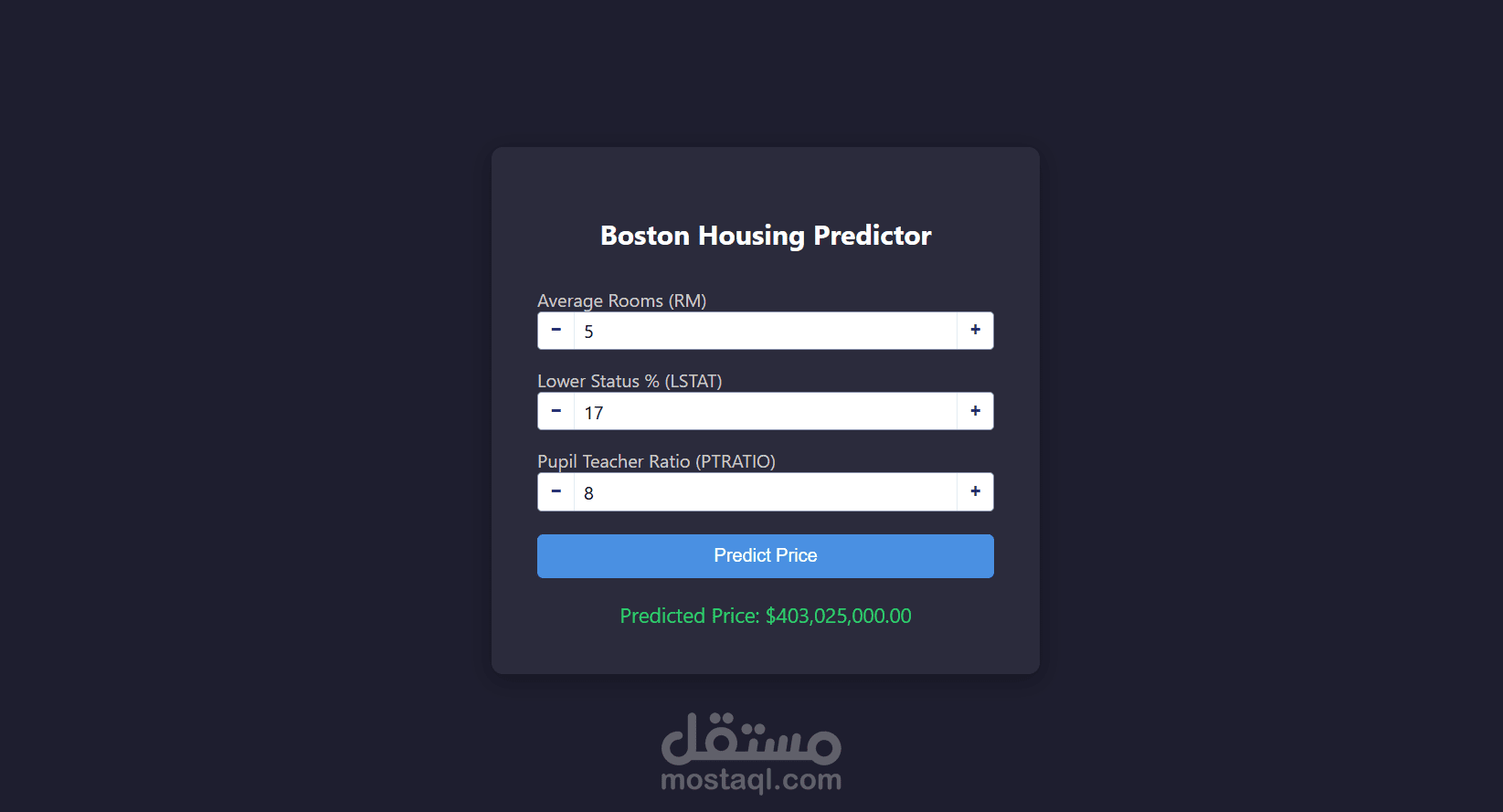 Housing Prices Predictor