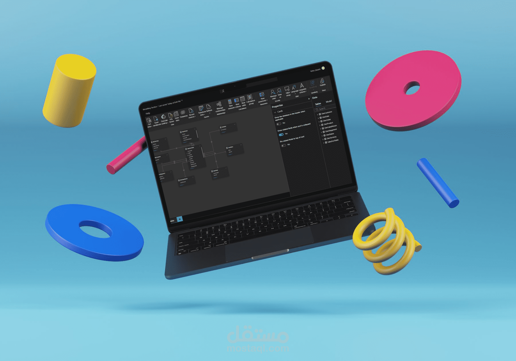 بناء نموذج Star Schema احترافي لتحليل البيانات في Power BI