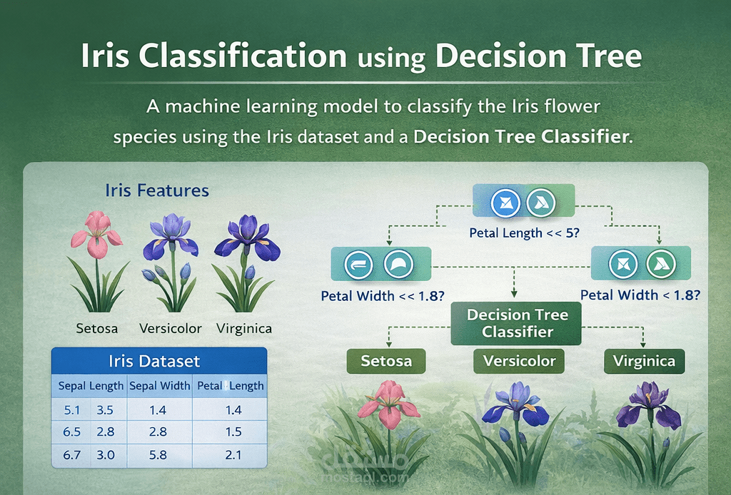 Iris Flower Classification using Decision Tree