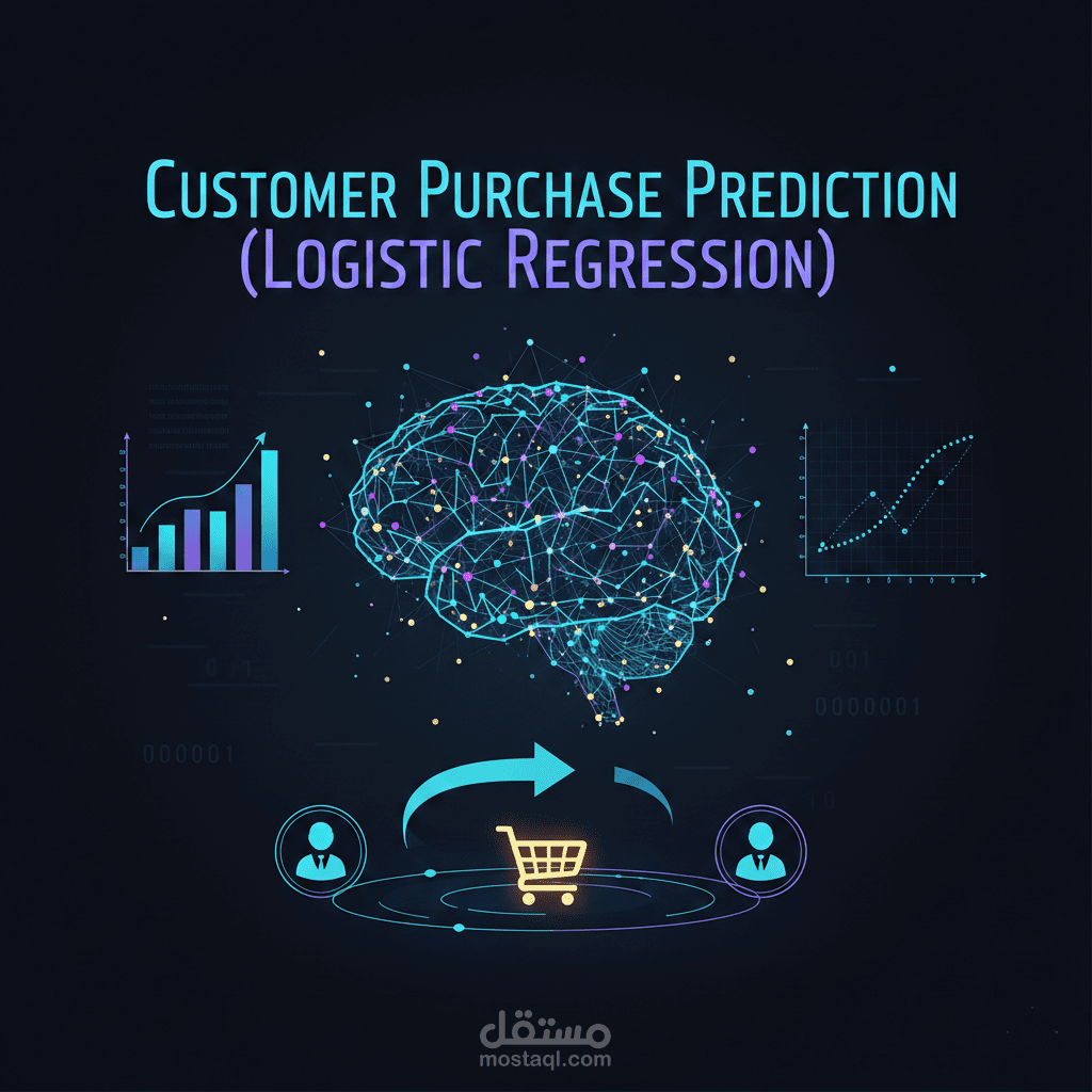 مشروع التنبؤ بسلوك شراء العملاء باستخدام Logistic Regression