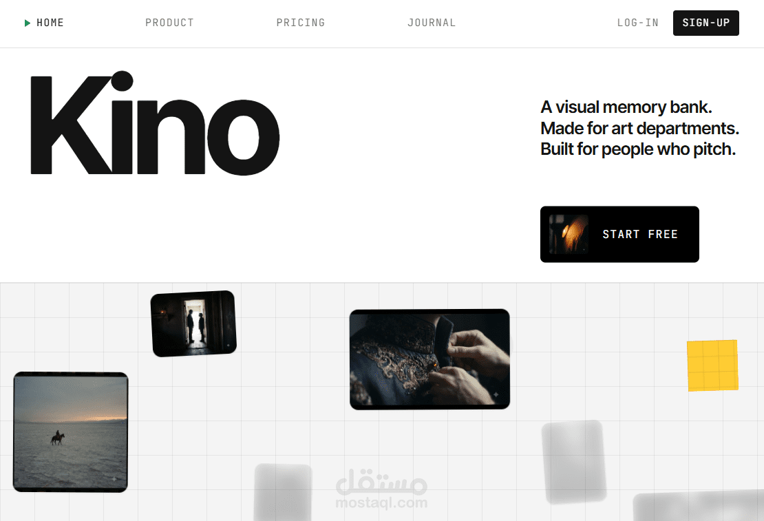 Kino — تجربة بصرية مبنية حول الحركة