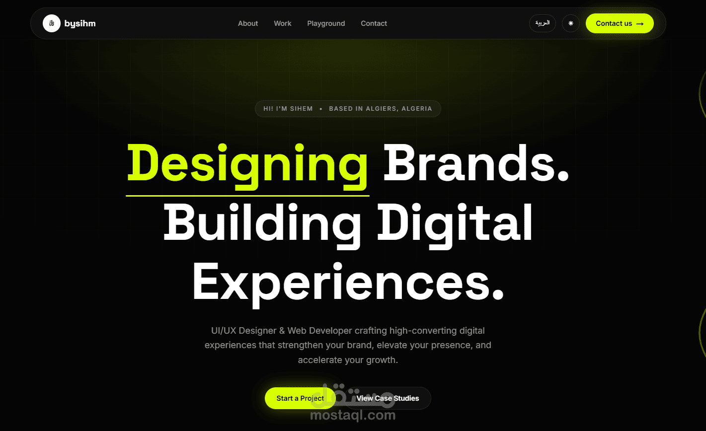 bysihem.dev - my portfolio