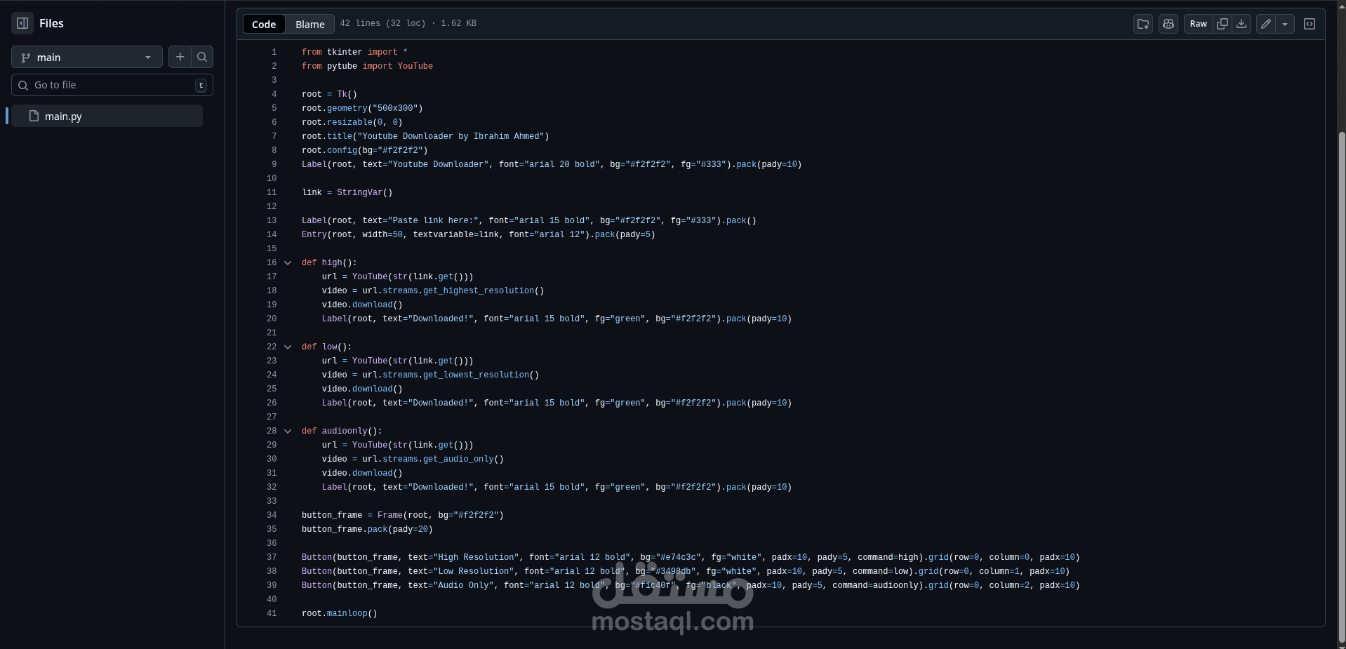 Python-Based Video Downloader Tool