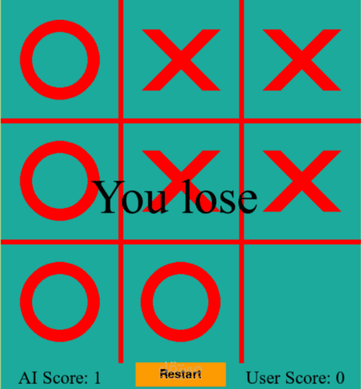 تطوير لعبة Tic Tac Toe بذكاء اصطناعي باستخدام Python و Pygame