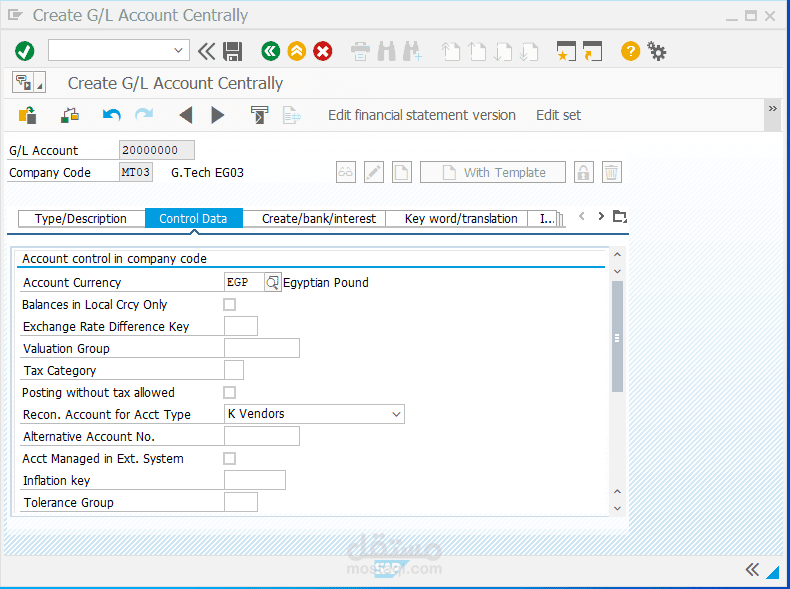 Creating Accounts Payable (AP) Master Data and Making Transactions for Testing