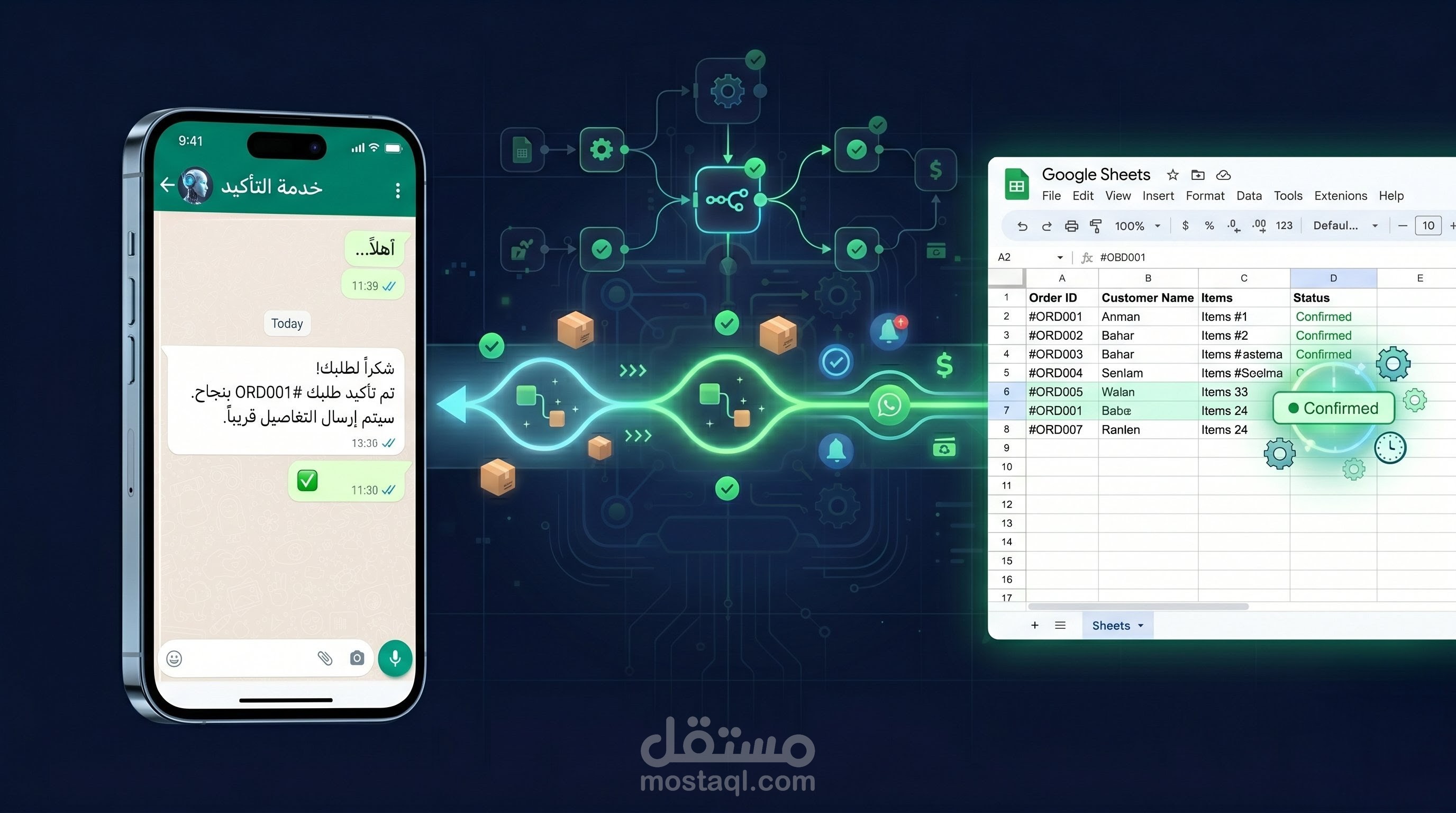 Confirmatioin Orders System
