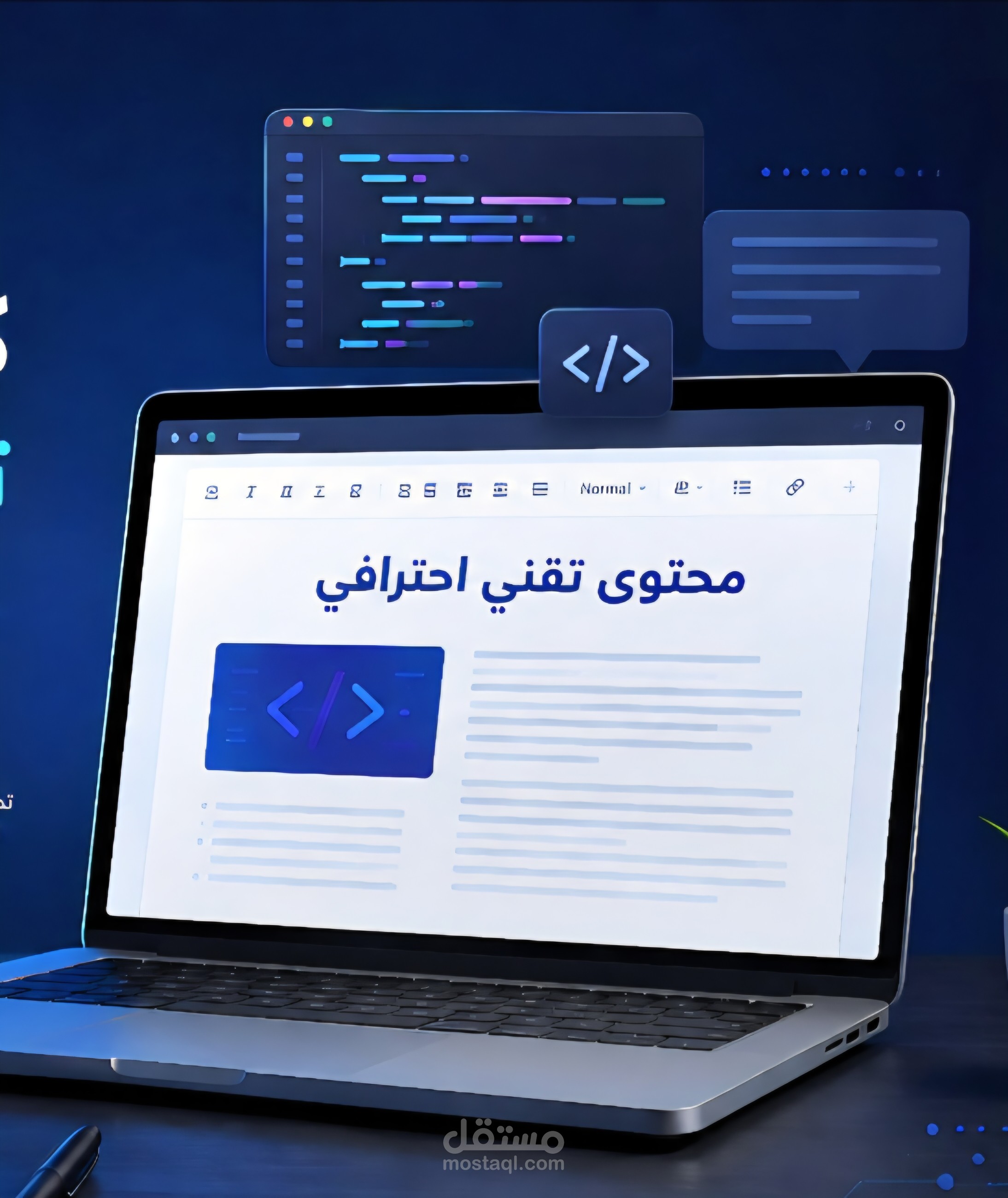 كتابة محتوى تقني