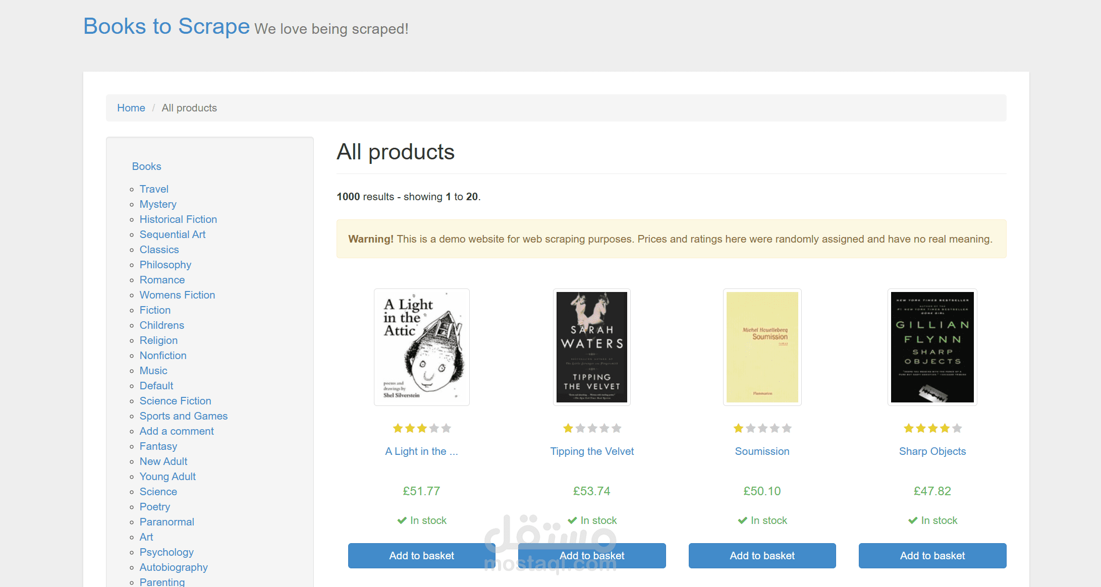 استخراج بيانات المنتجات من الويب (Web Scraping) وهيكلتها باستخدام Python