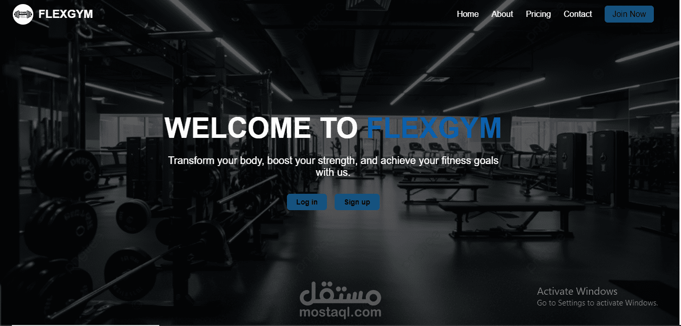 Gym Website (Frontend )