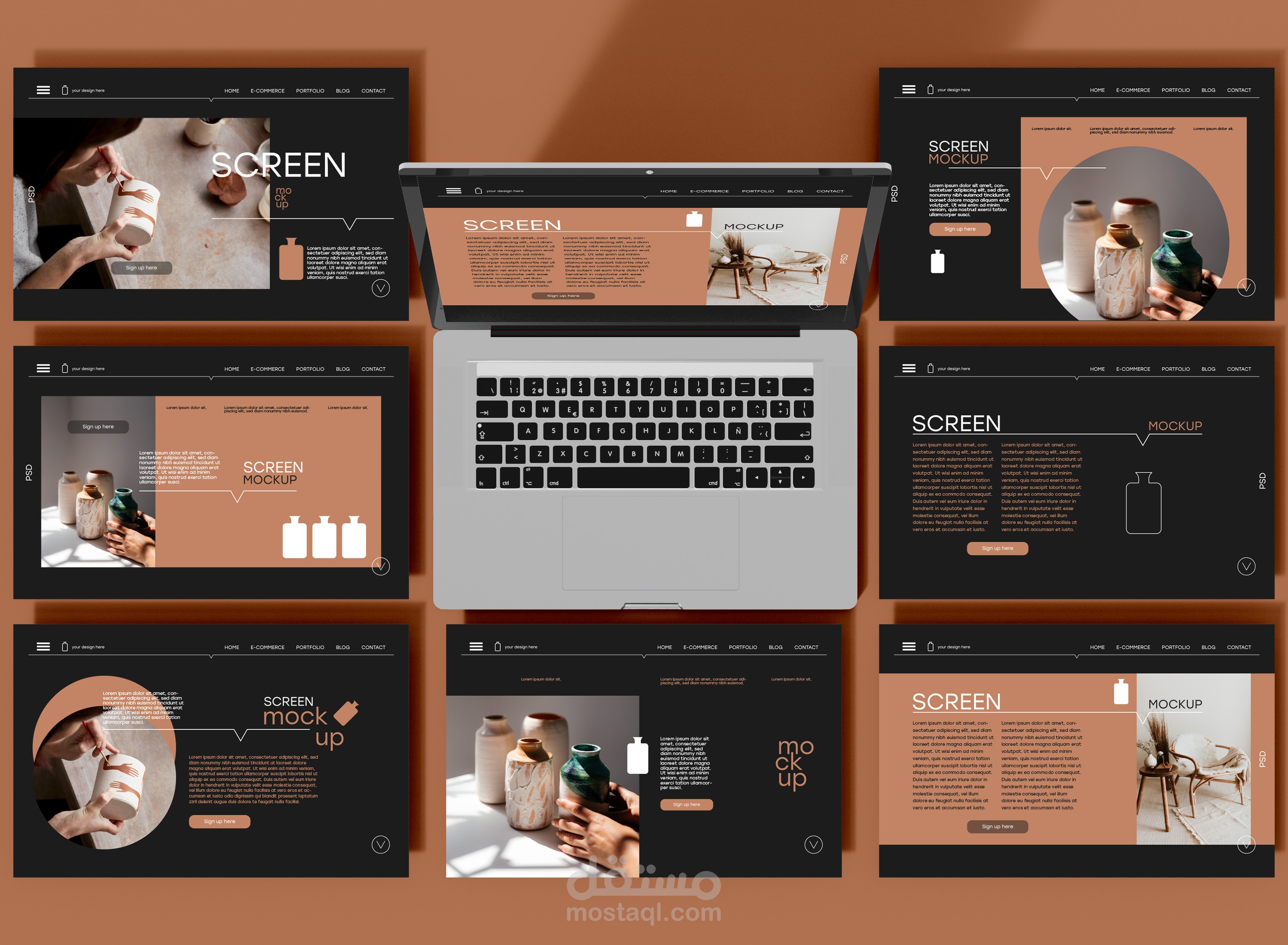 إنشاء موقع إلكتروني شخصي (portfolio website) إحترافي يعرض أعمالك بشكل مميز