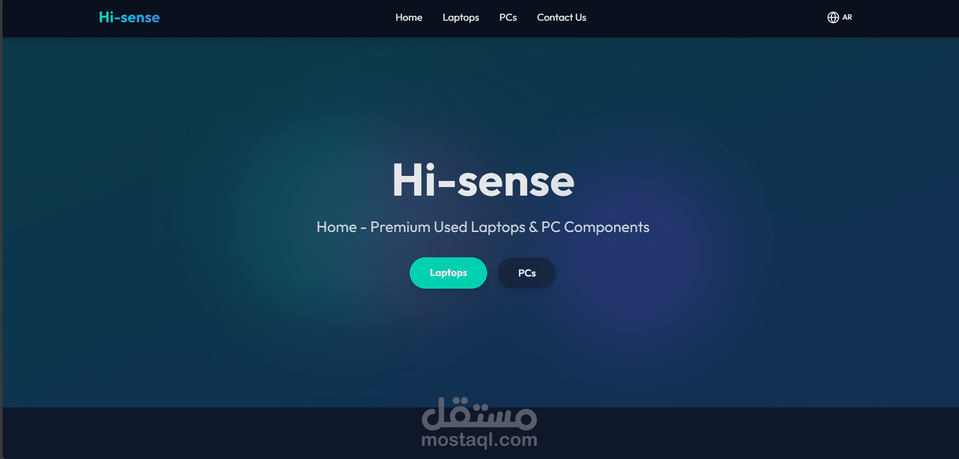 hi-sense computer web project