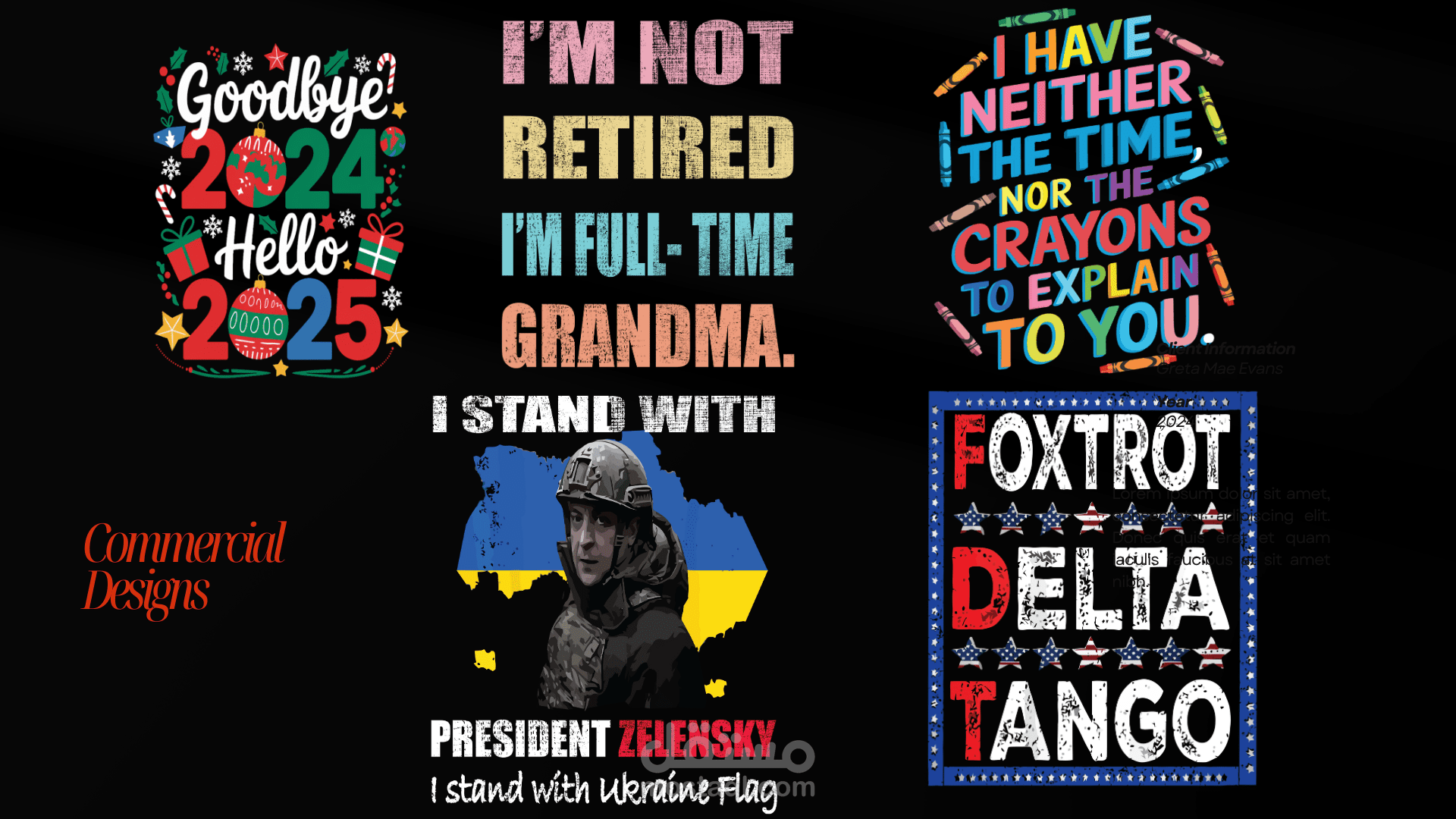 مجموعة مختارة بعناية من أفضل أعمالي في التصميم الجرافيكي.