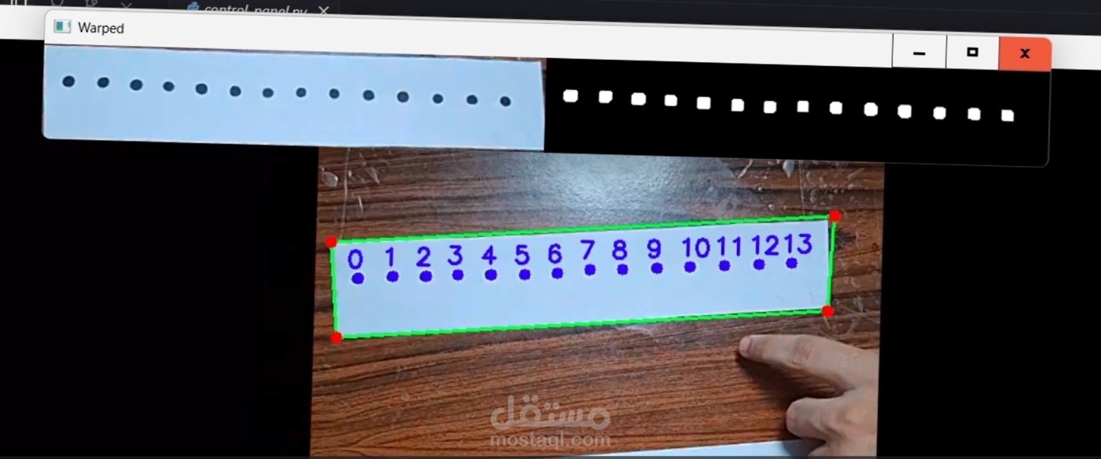 بيانو افتراضي يعمل بالرؤية الحاسوبية باستخدام OpenCV