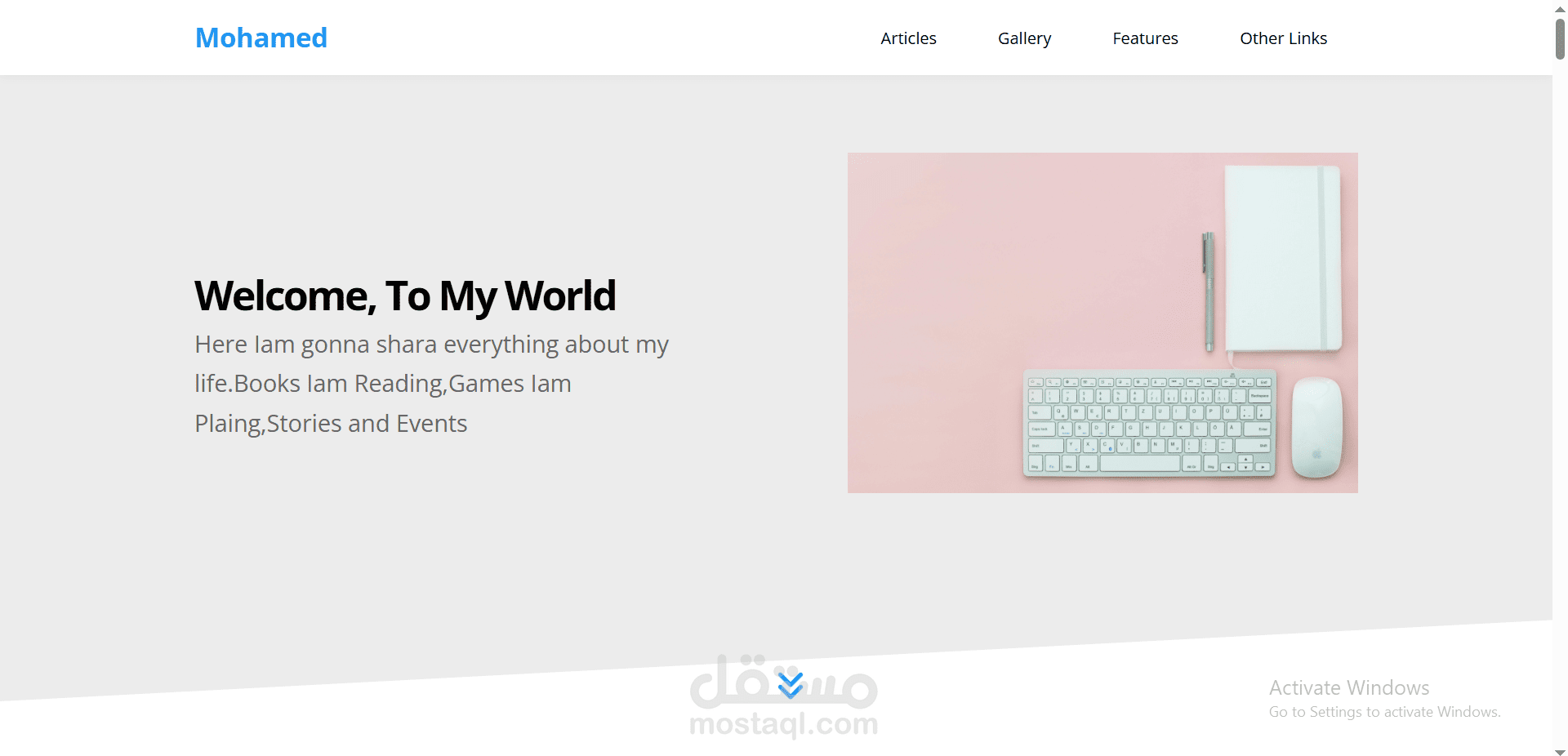 تصميم وتطوير Landing Page احترافية متعددة الأقسام بتصميم متجاوب