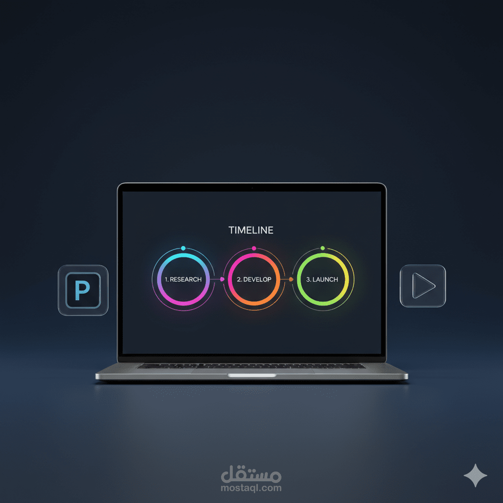 الخدمة الثانية: تصميم عروض تقديمية تعليمية