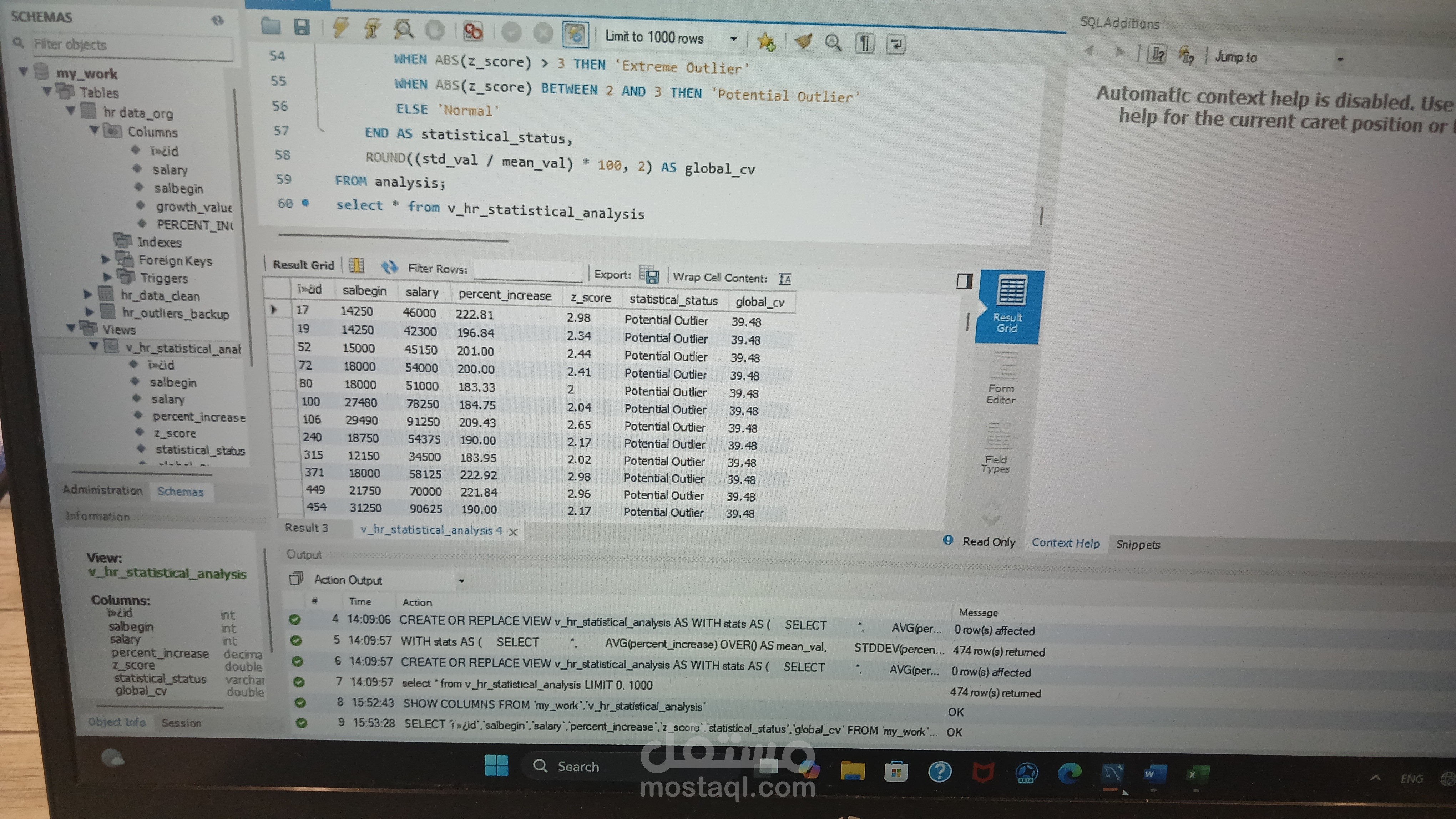 HR Salary Structure Optimization & Outlier Detection