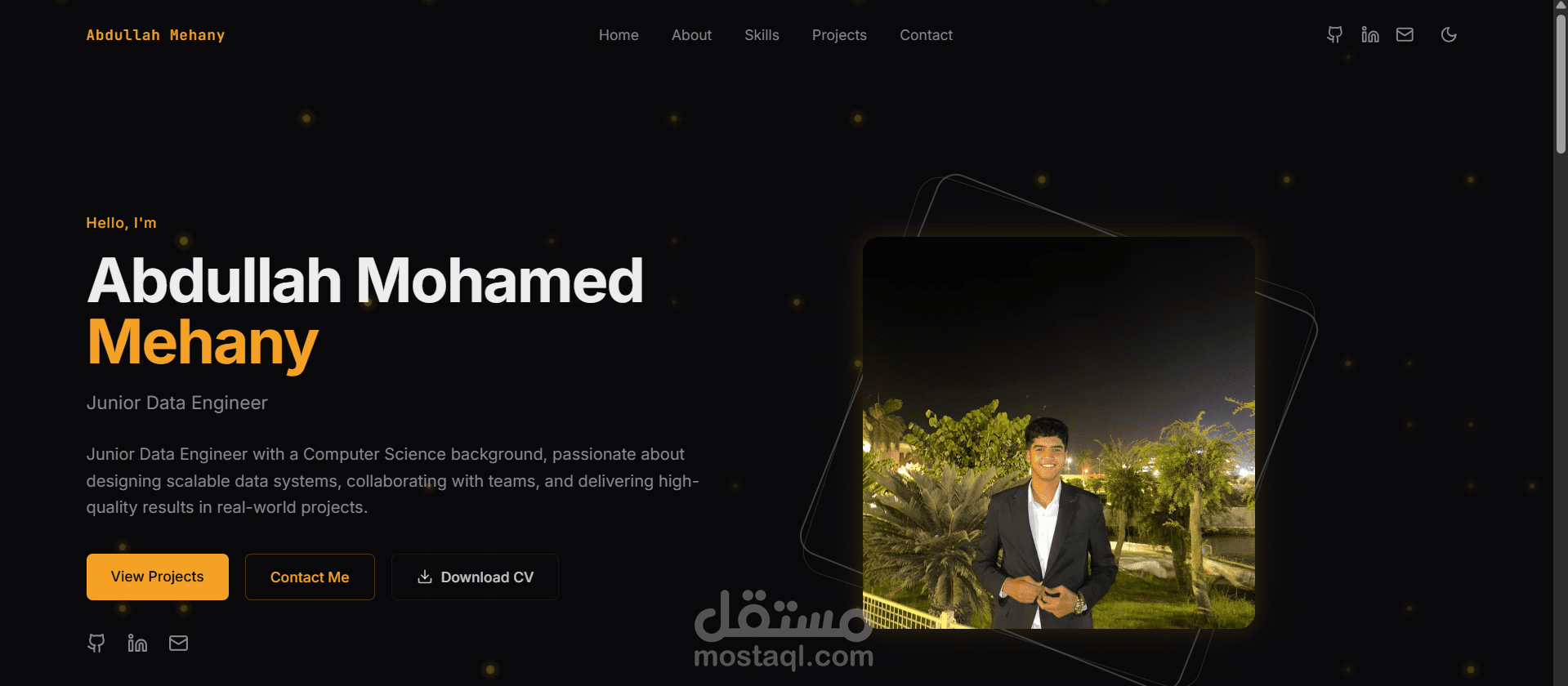 إنشاء موقع Portfolio عصري وسريع باستخدام React