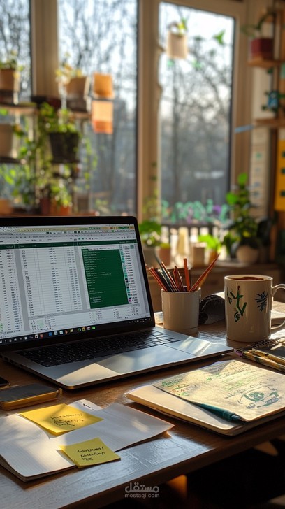 تنظيم وإدخال البيانات باستخدام Excel