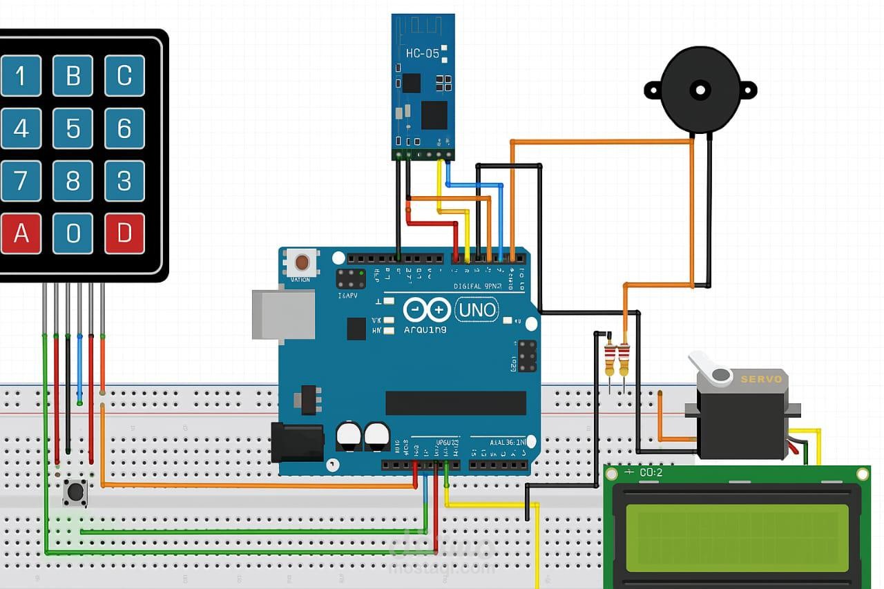 Security System Using Keypad | Embedded System Project with C++