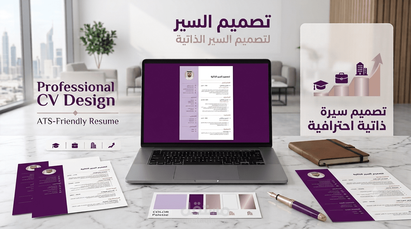تصميم CV احترافي