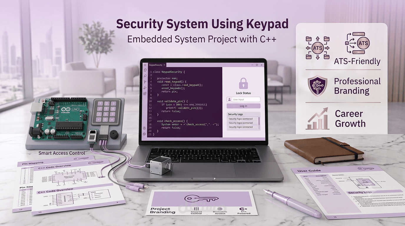 Security System Using Keypad | Embedded System Project with C++