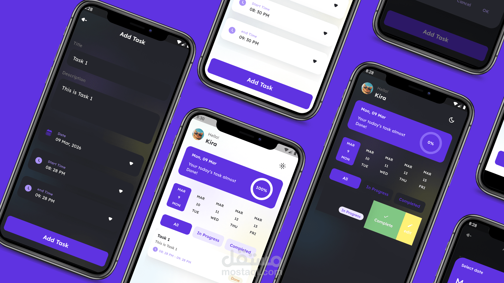 تطبيق إدارة المهام الشخصية : تنظيم وإنتاجية فائقة بتخزين محلي آمن (Flutter & Hive)