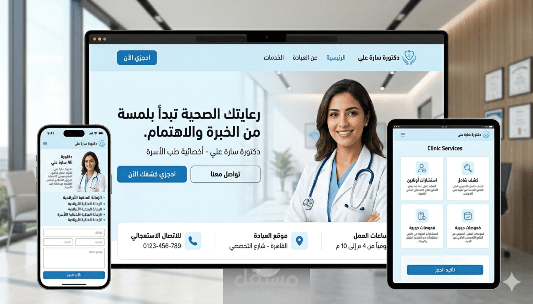 موقع لجحز مواعيد لعيادة دكتور