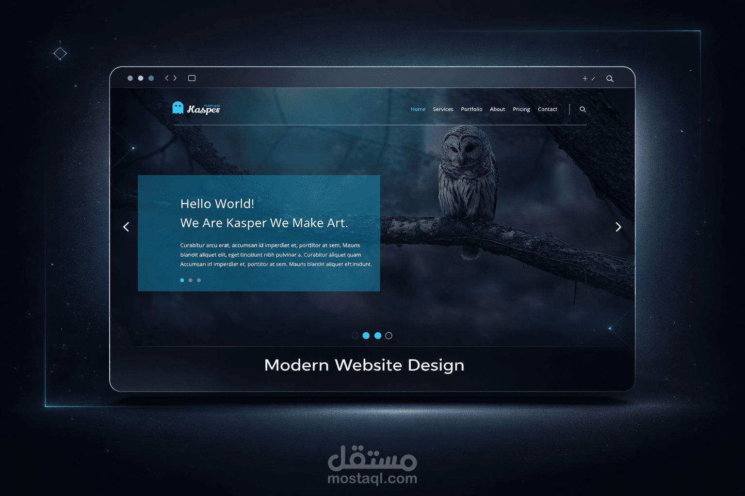 موقع شركة خدمات رقمية بتصميم احترافي