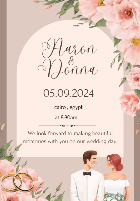 خبيره تصميم دعوات ملكيه و عصريه عبر canva