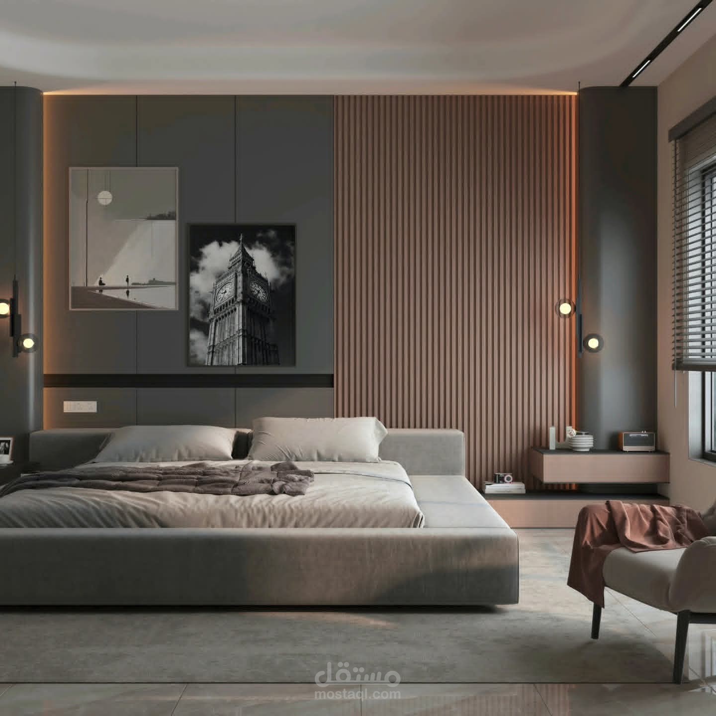 Modern Bedroom Design – Dubai, UAE