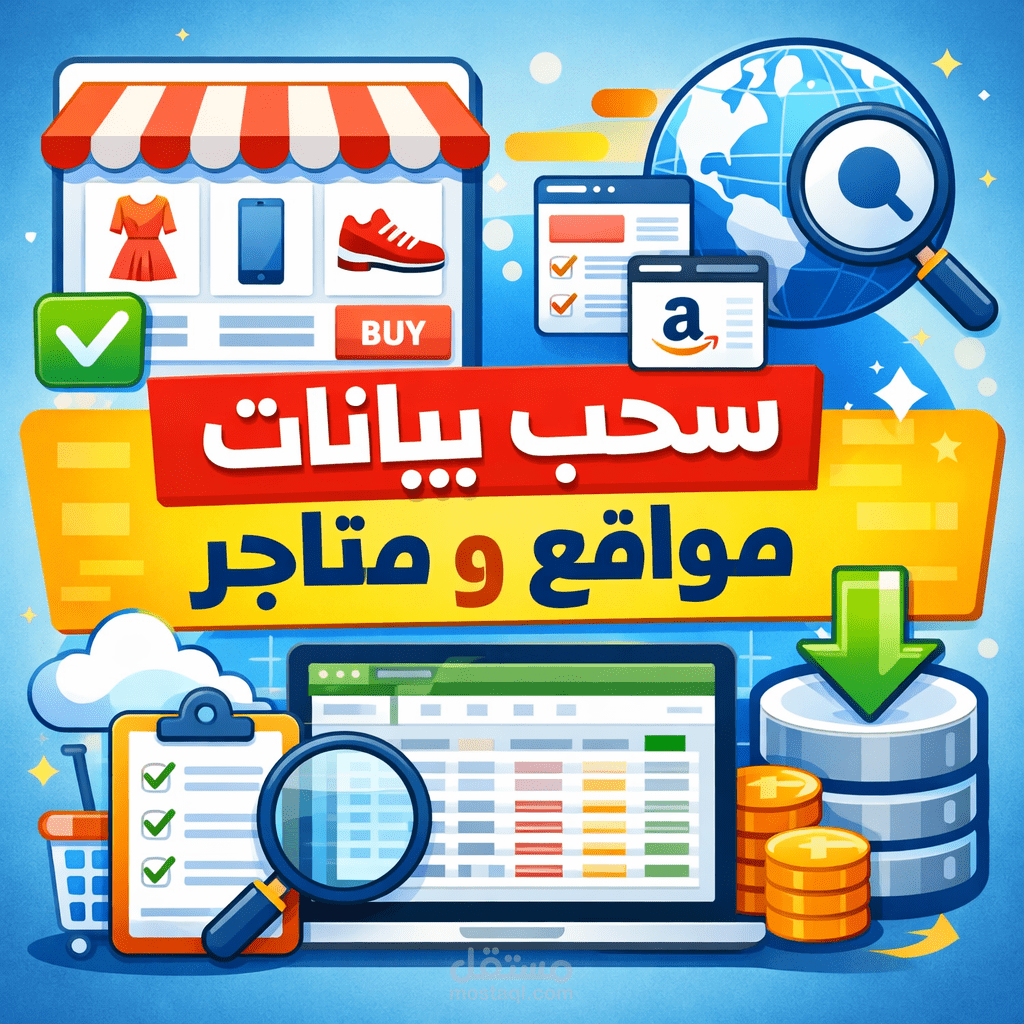 سحب وإدخال بيانات المنتجات من المواقع والمتاجر إلى Excel بشكل منظم ودقيق وسريع.