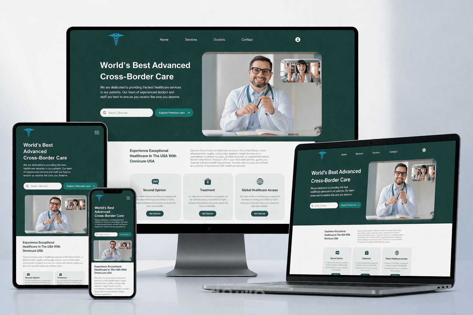Landing Page for Healthcare Services