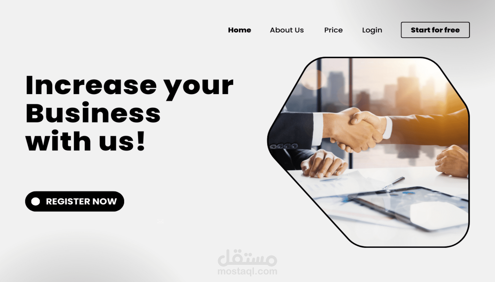 أصمم لك Landing Page احترافية وعصرية تساعدك على جذب العملاء