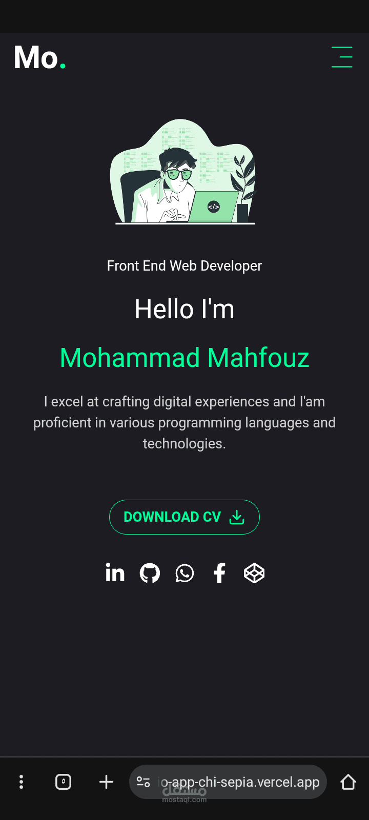 Portfolio App