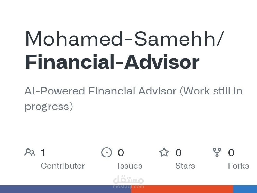 Financial Advisor (AI-Powered Financial Advisor)