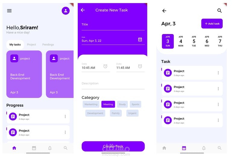 تطبيق إدارة المهام الذكي باستخدام Flutter