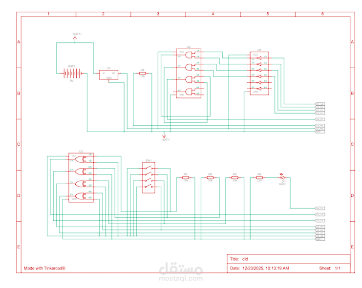 4-bit BCD Password Comparator