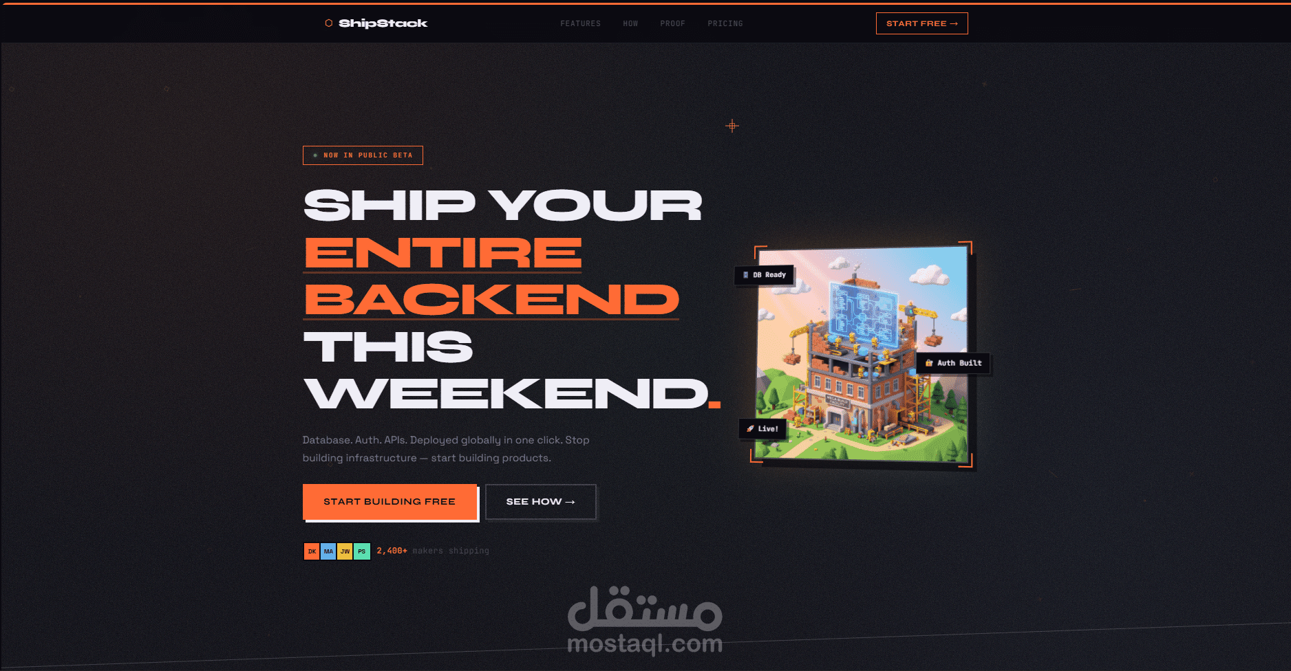 تصميم وتطوير صفحة هبوط تفاعلية