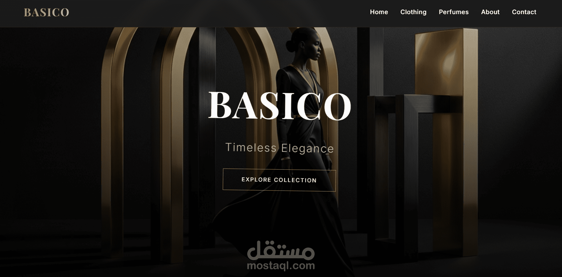 موقع الكتروني لبيع الملابس والعطور اونلاين